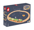 Janod Story Farm Train with Tracks 3+