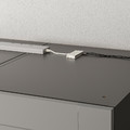 ÖVERSIDAN LED wardrobe lighting strp w sensor, dimmable dark grey, 71 cm