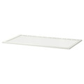 KOMPLEMENT Glass shelf, white, 100x58 cm
