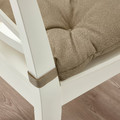 MALINDA Chair cushion, beige, 40/35x38x7 cm