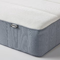VESTERÖY Pocket sprung mattress, firm/light blue, 120x200 cm