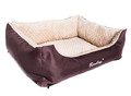 Bimbay Dog Couch Lair Cover Minky Size 3 - 100x80cm, brown-beige