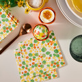TJÄRLEK Paper napkin, dotted, 24x24 cm