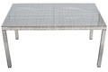 Outdoor Dining Table MALAGA, grey