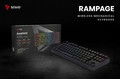 Savio Wireless Keyboard Rampage Red