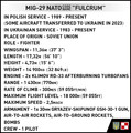 Cobi Blocks MiG-29 (UA/PL) 550pcs 8+