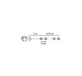 Christmas Lights LED 140L 6.95m, warm white/transparent, in-/outdoor