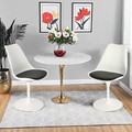 Chair Tulip Basic, white/black