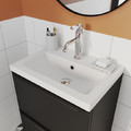 GoodHome Wash-basin Nira slim 16 x 38 x 52.8 cm, white