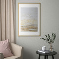 SILVERHÖJDEN Frame, gold-colour, 61x91 cm