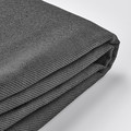 VIMLE Cover for 3-seat sofa, with wide armrests/Hallarp grey
