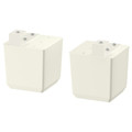 FÖRBÄTTRA Leg, off-white, 8 cm