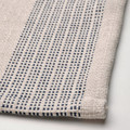 SILVERARV Table-runner, blue/beige, 45x150 cm