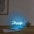 Neon LED Lamp Happy