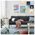 GLOSTAD 3-seat sofa, Knisa dark grey
