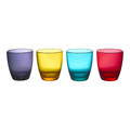 Plastic Juice Glass 290ml, red