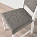 STEFAN Chair, white/Knisa grey/beige