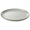 GLADELIG Plate, grey, 25 cm