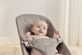 BABYBJÖRN Bouncer Bliss Woven, Petal quilt Light grey frame