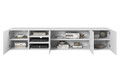 Wall-mounted TV Cabinet Asha 200 cm, matt white