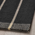 RIDSTIG Rug, flatwoven, grey/off-white, 80x180 cm