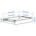 RELATERA Desk combination, white, 117x60 cm