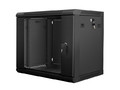Lanberg Wall-mounted Rack 19'' 9U 600X450mm, black