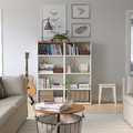 SKRUVBY Bookcase, white, 60x140 cm