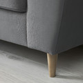 SLATORP 2-seat sofa, Hakebo dark grey