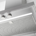 MATÄLSKARE Wall mounted extractor hood, stainless steel colour