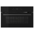 SPJUTBO True fan oven w microwave func, air fry function Grill function/black IKEA 700
