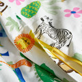 NATTHÄGER Duvet cover and pillowcase, multicolour/jungle, 150x200/50x60 cm