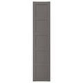 BERGSBO Door with hinges, dark grey, 50x229 cm