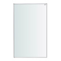 GoodHome Walk-in Shower Ezili 100 cm, chrome/transparent