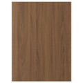 TISTORP Door, brown walnut effect, 60x80 cm
