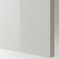 RINGHULT Cover panel, high-gloss light grey, 39x106 cm