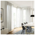 HANNALILL Curtains, 1 pair, beige, 145x300 cm