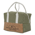 Lunch Bag Refreshing Cork 3l, green