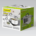 Feel Maestro 6-Piece Stainless Steel Cookware Set