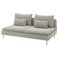 SÖDERHAMN Cover for 3-seat section, Viarp beige/brown
