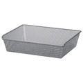 KOMPLEMENT Mesh basket, dark grey, 75x58 cm