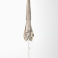 TVETÖ Parasol, tilting, grey-beige white, 180x145 cm