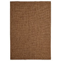 LYDERSHOLM Rug flatwoven, in/outdoor, medium brown, 160x230 cm