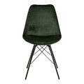Chair Eris, velvet, green