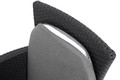 Garden Armchair, rattan style, graphite