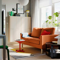SALTSJÖBADEN 2-seat sofa, Tonerud red-brown