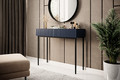 Modern Console Table Dresser Dressing Table Nicole, dark blue, black legs