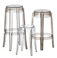 Stool Ghost 46cm, transparent