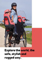 Bobike Bicycle Seat One Maxi up to 22kg, fierce flamingo