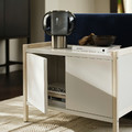EKENABBEN Cabinet, aspen/white, 70x35x51 cm